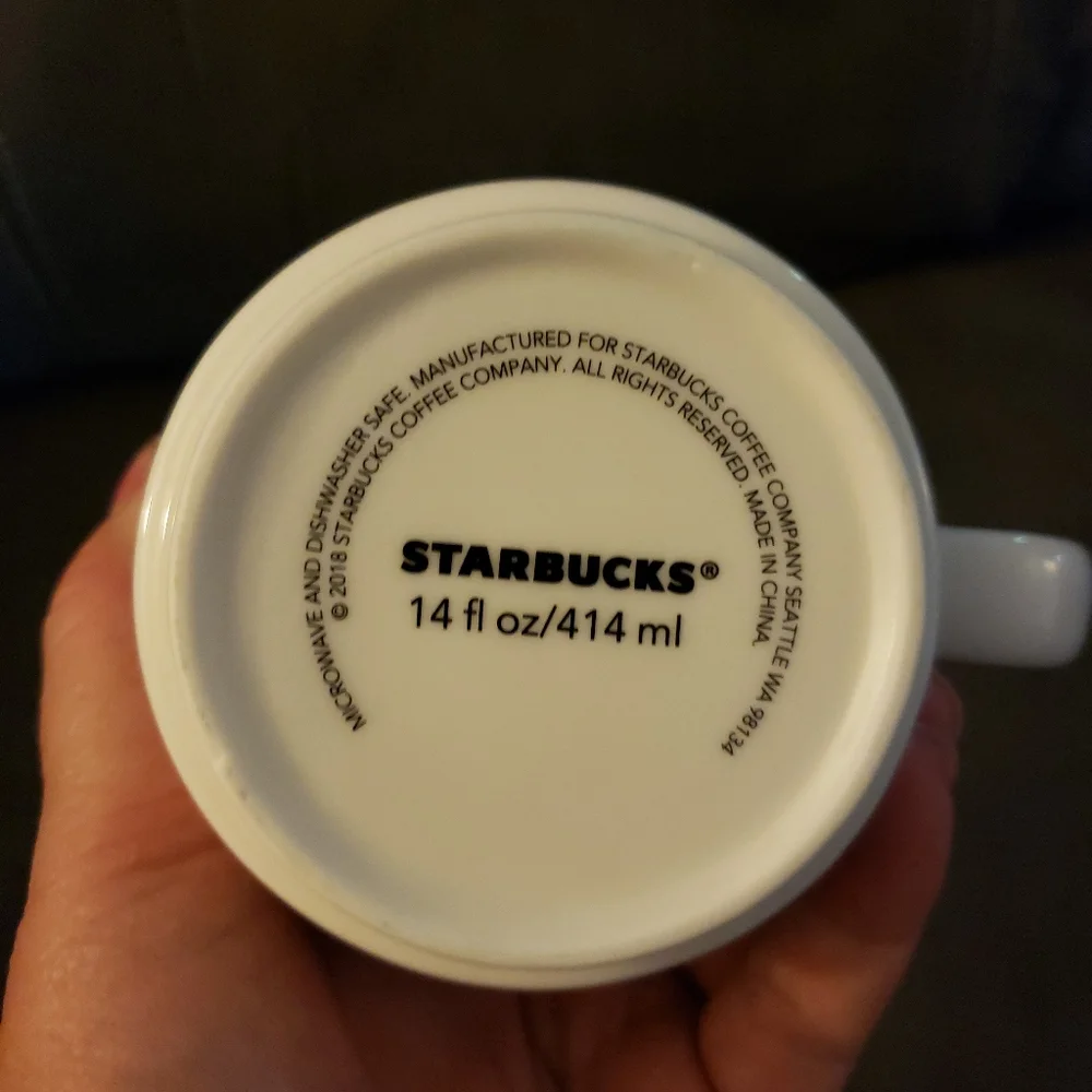 Starbucks Coffee Company EST 1971 Seattle WA  Coffee Mug 14 oz‎ 2018